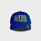 Free Ukraine - Blue, Flex Fit, Fitted Hat by Pats Hats